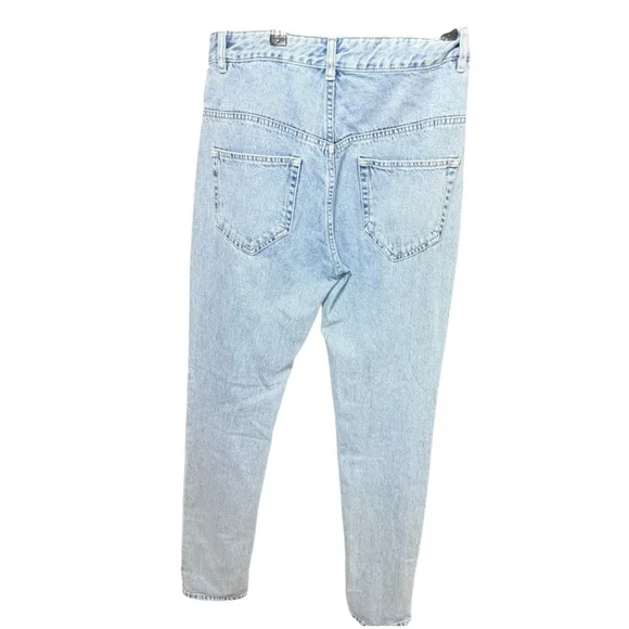 Isabel Marant High Rise Vintage Light Wash Tapered Jeans - Picture 8 of 8